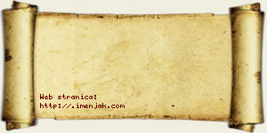 Anđa Vidaković vizit kartica